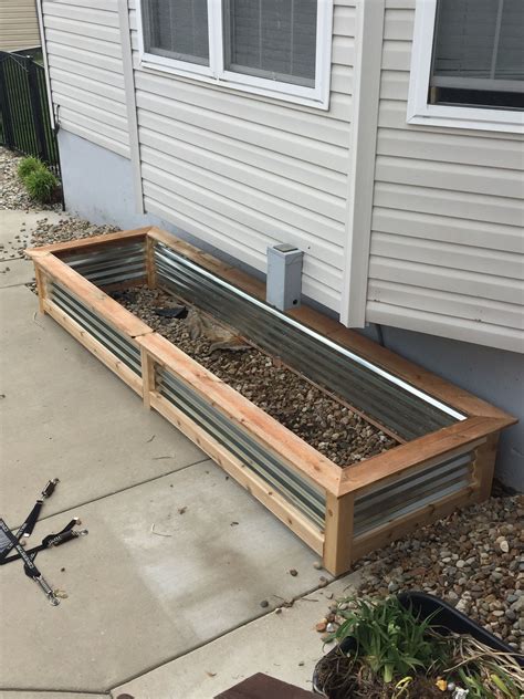 metal roofing sheet planter boxes|corrugated metal planter plans.